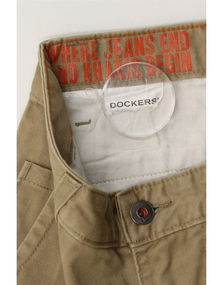 Calça Dockers Mens Slim Chino W28 L30 Bege
