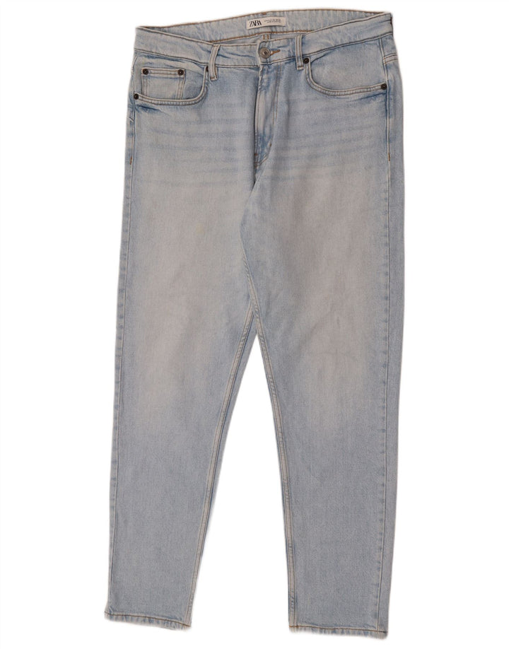 ZARA Mens Slim Jeans EU 42 Grande W32 L30 Azul
