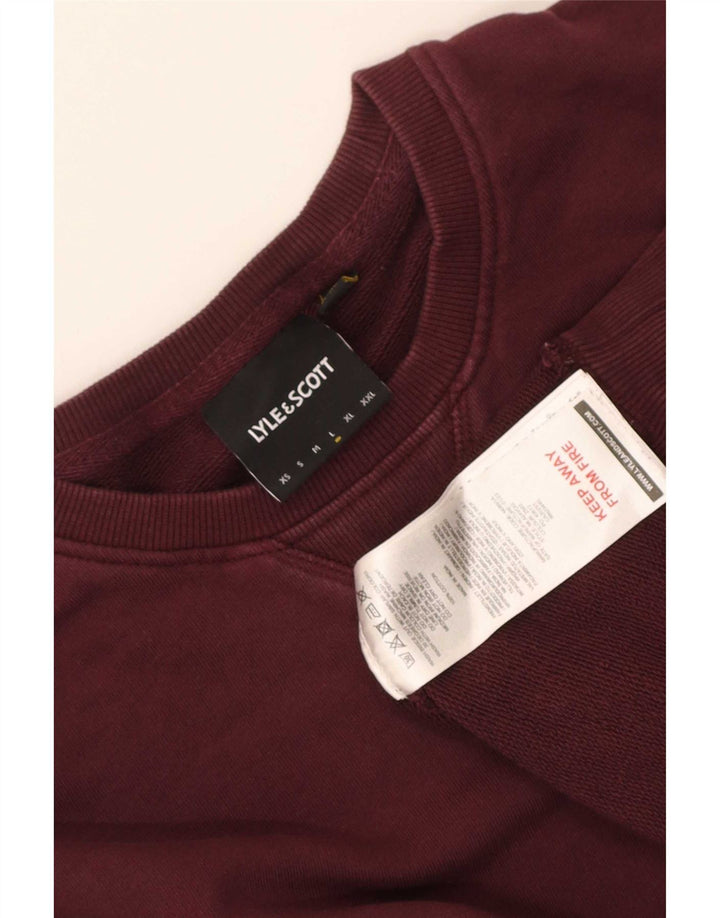 Lyle & Scott moletom masculino jumper grande algodão marrom