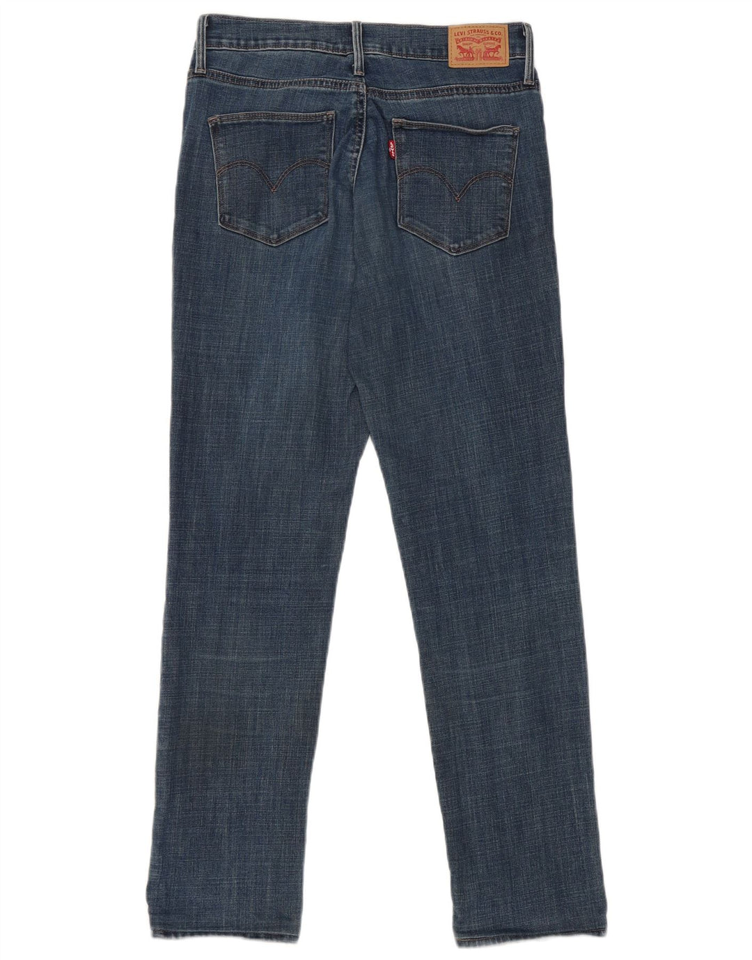 Calça jeans feminina Levi's Slimming Slim W28 L28 azul marinho algodão
