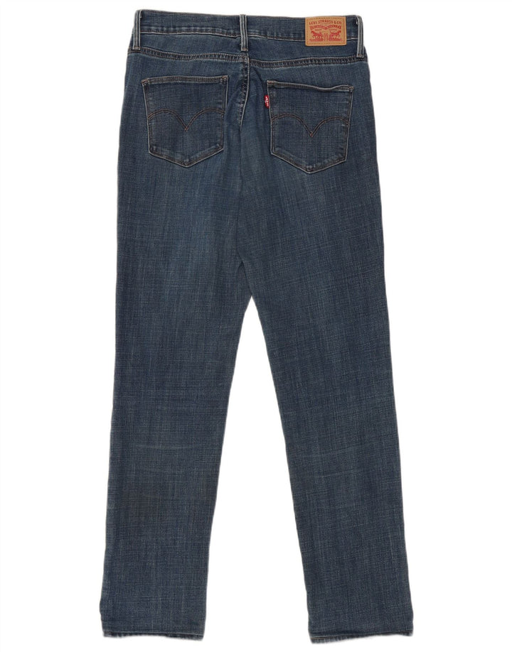 Calça jeans feminina Levi's Slimming Slim W28 L28 azul marinho algodão