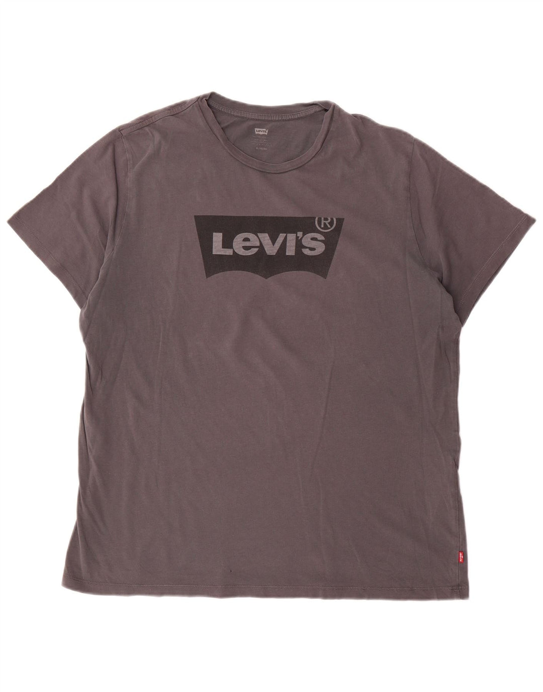 Camiseta gráfica masculina Levi's Top XL algodão cinza