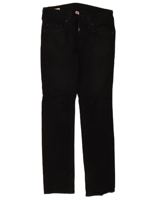 True Religion Mens Jeans Slim W32 L32 Algodão Preto