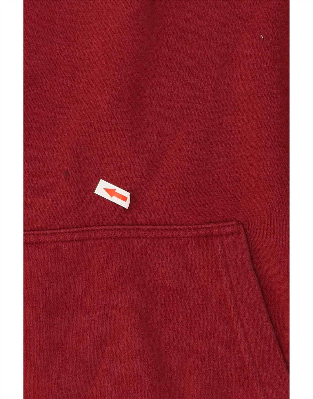 Nike Mens Hoodie Jumper Médio Algodão Borgonha