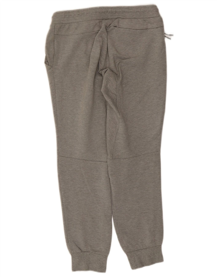 Calça de treino masculina Nike Joggers cinza médio algodão colorblock