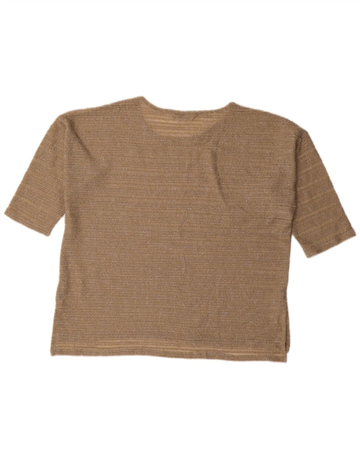 Camiseta feminina MARKS & SPENCER UK 18 XL bege