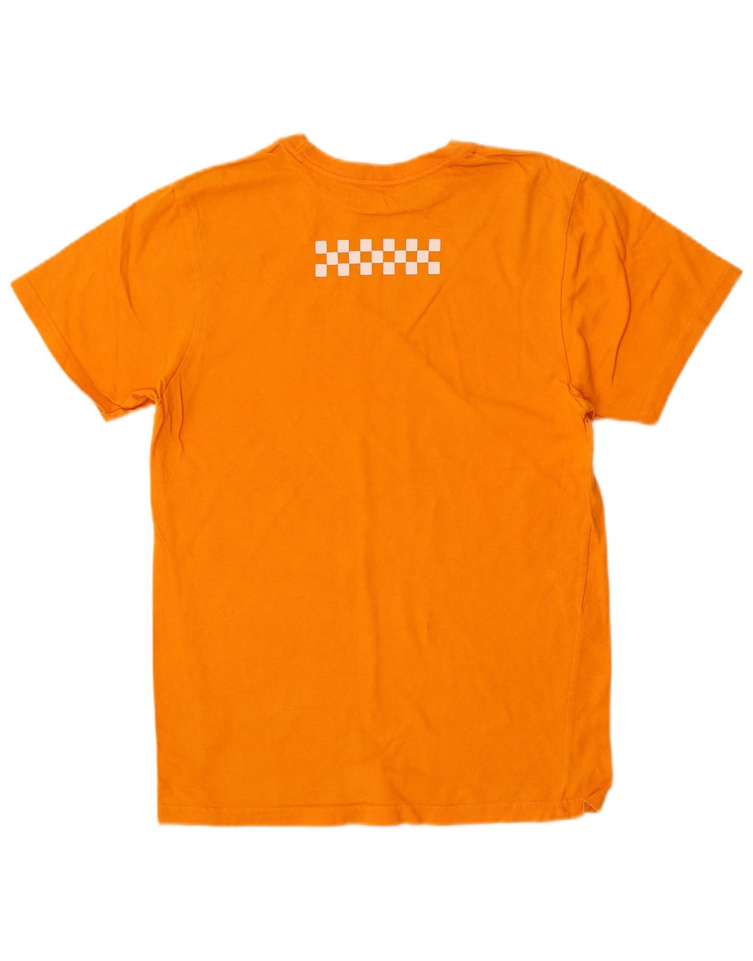 Camiseta Vans Masculina Custom Fit Graphic Top Pequeno Algodão Laranja