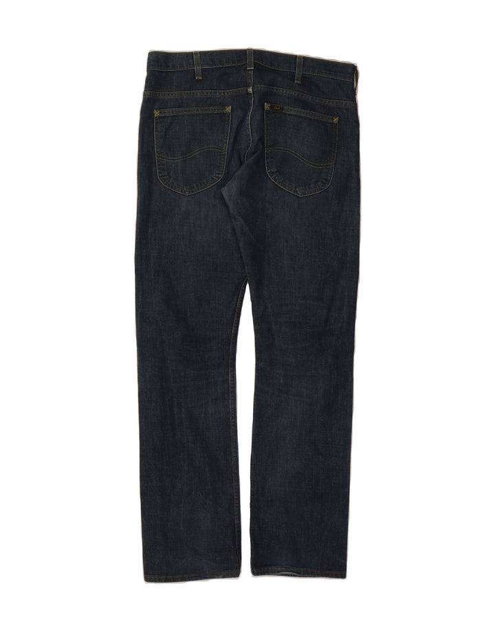 LEE Womens Zed Straight Jeans W33 L32 Navy Blue Cotton Vintage Lee and Second-Hand Lee from Messina Hembry 