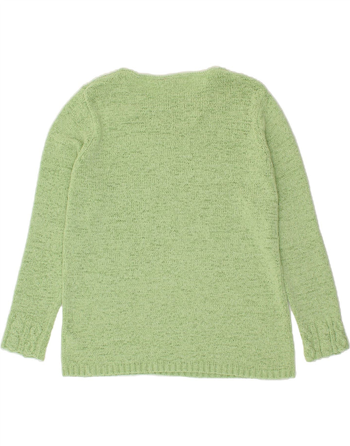 CANDA Womens Boat Neck Jumper Sweater UK 18 XL Green Acrylic Vintage Canda and Second-Hand Canda from Messina Hembry 