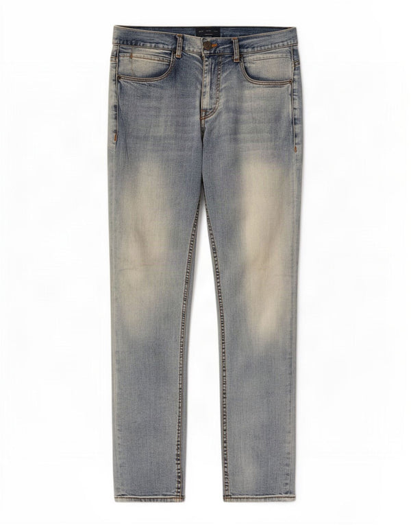 Zara Mens Slim Jeans EU 42 Grande W32 L32 Azul