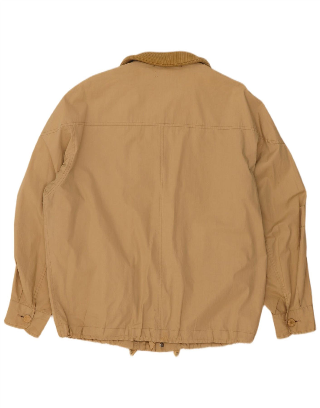 Jaqueta bomber masculina Seventy UK 38 algodão bege médio