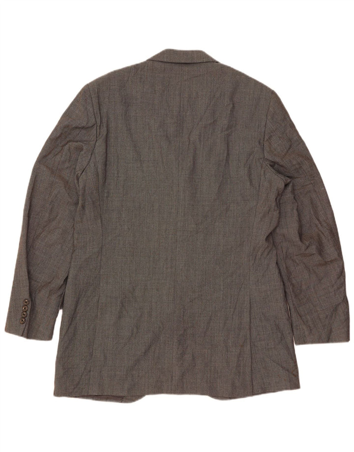 Jaqueta Blazer Masculina Polo Ralph Lauren Longa de 3 Botões Reino Unido 41 Grande Cinza