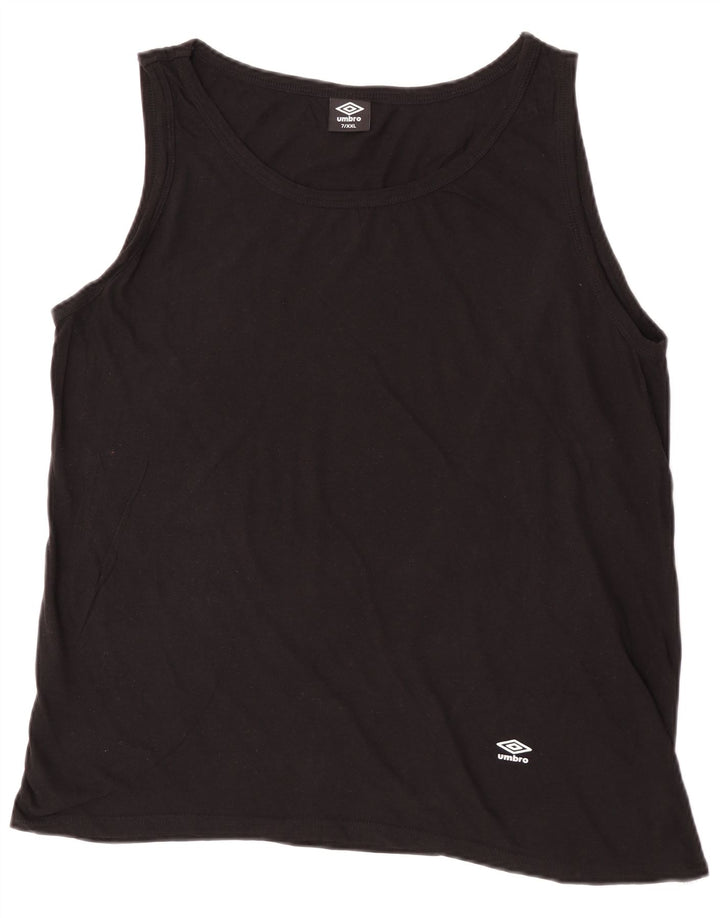 Umbro Colete Masculino Top 2XL Algodão Preto