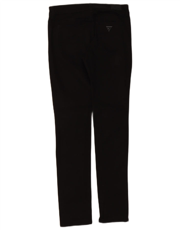 Guess Feminino Cigarette Slim Jeans W27 L30 Algodão Preto
