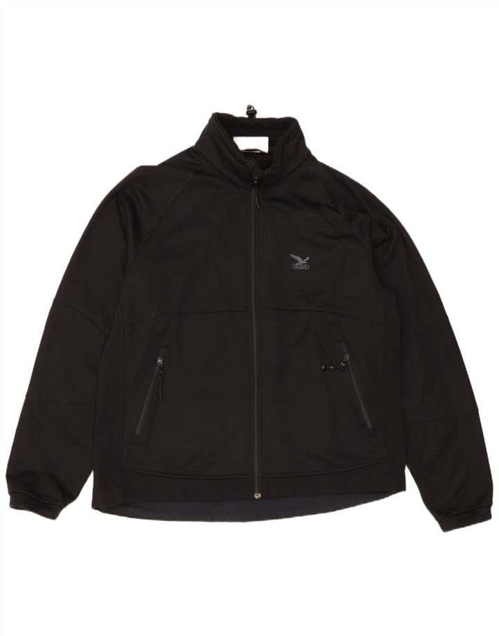 Jaqueta de treino masculina SALEWA 2XL poliéster preto