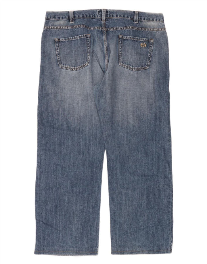 Sergio Tacchini Mens Jeans Soltos W40 L30 Azul Algodão