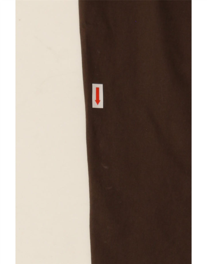 BENETTON Womens Straight Casual Trousers W28 L28 Brown Vintage Benetton and Second-Hand Benetton from Messina Hembry 
