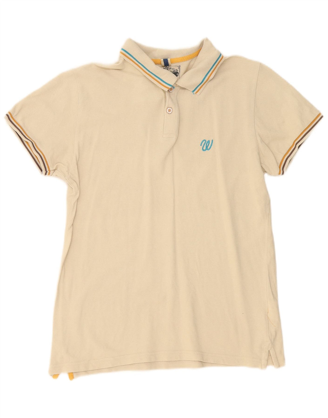 Camisa polo masculina Wrangler XL algodão bege