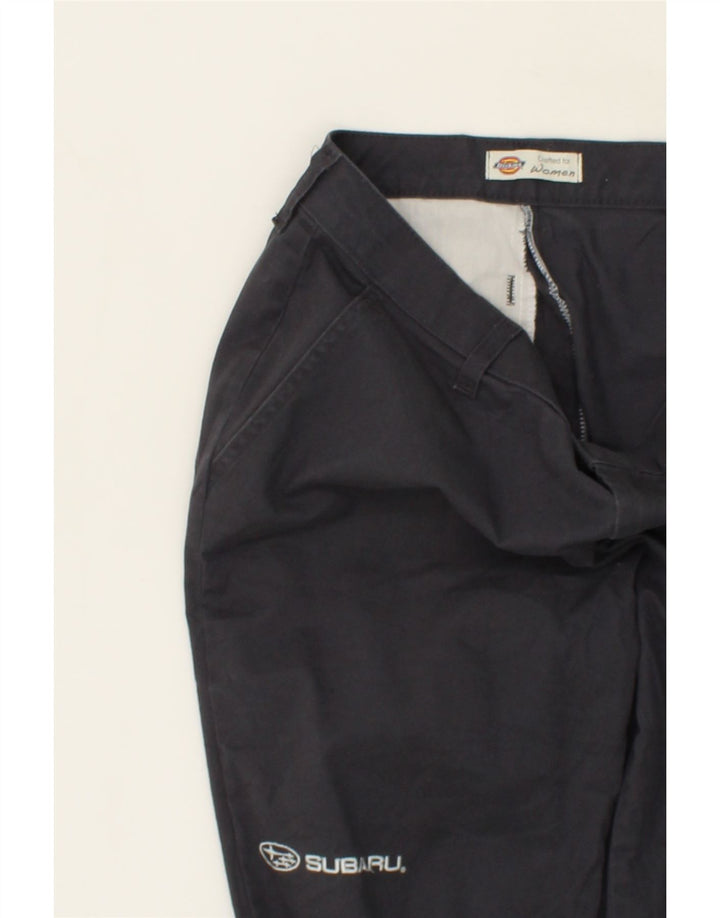 DICKIES Womens Straight Chino Trousers W30 L30 Grey Polyester Vintage Dickies and Second-Hand Dickies from Messina Hembry 