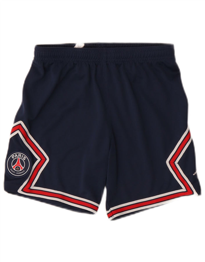 Shorts esportivos Jordan Boys Paris Saint-Germain 8-9 anos pequeno azul marinho