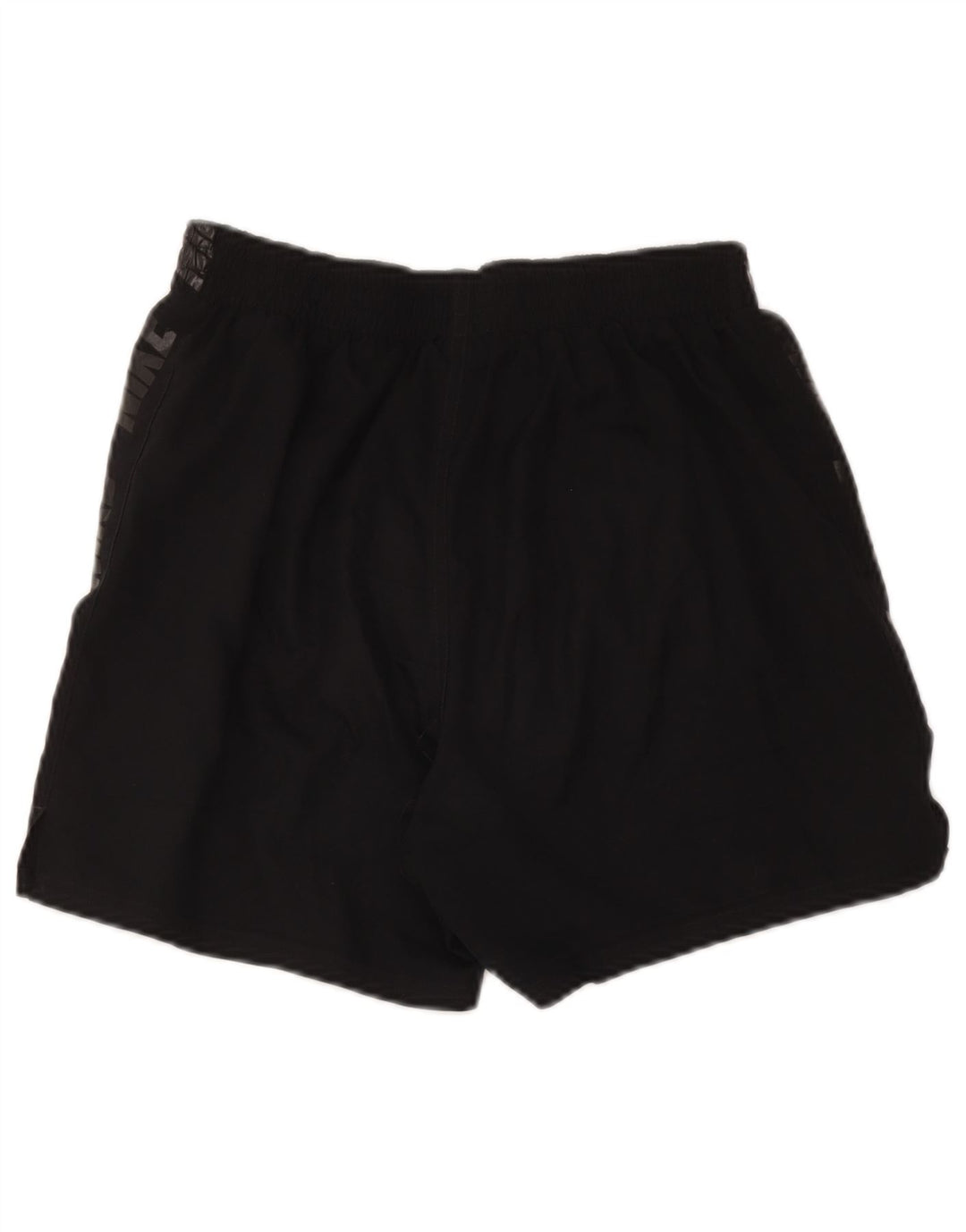 Shorts esportivos gráficos femininos Nike UK 12 poliéster preto médio