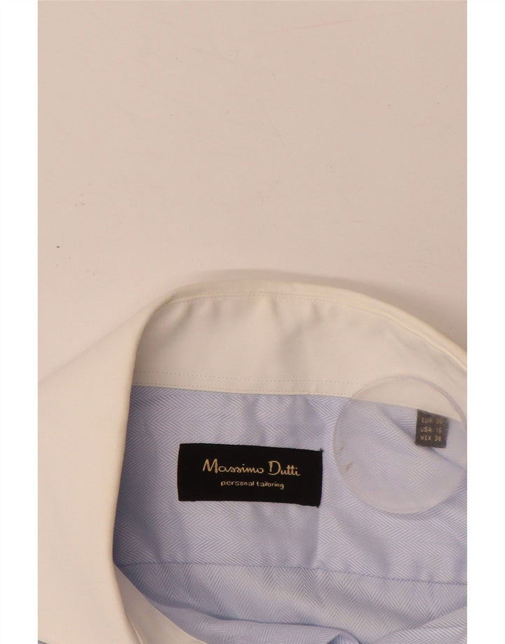 Camisa masculina Massimo Dutti tamanho 38 15 espinha de peixe azul médio