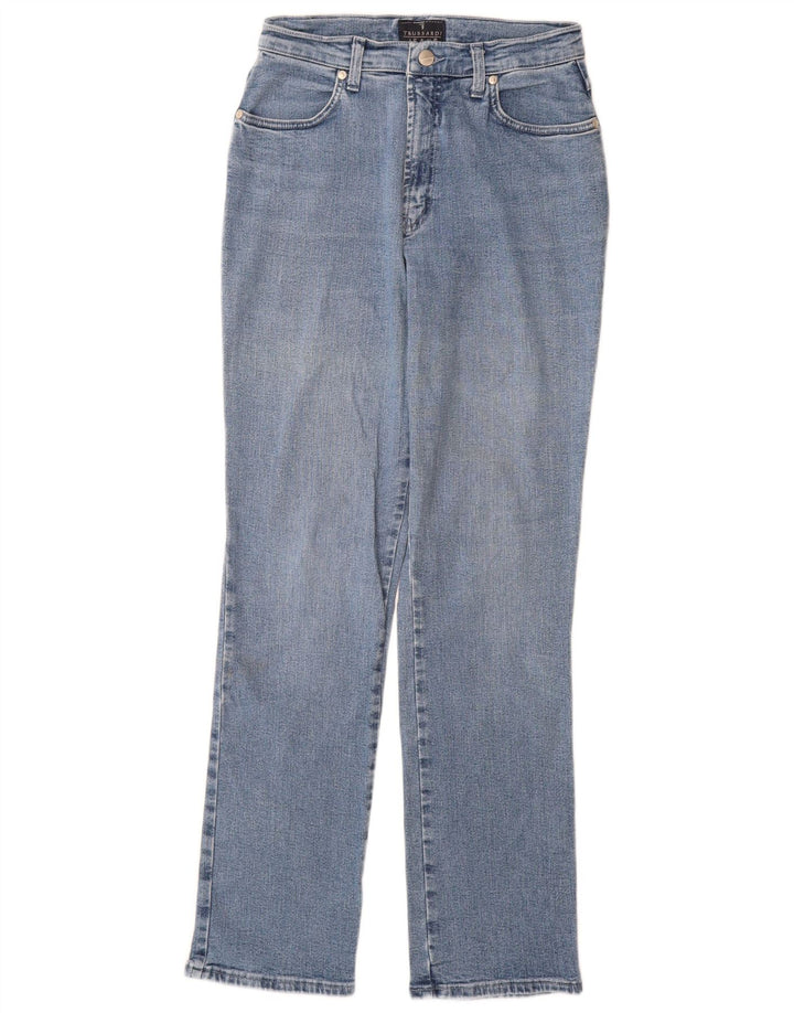 Jeans retos femininos Trussardi W27 L31 algodão azul