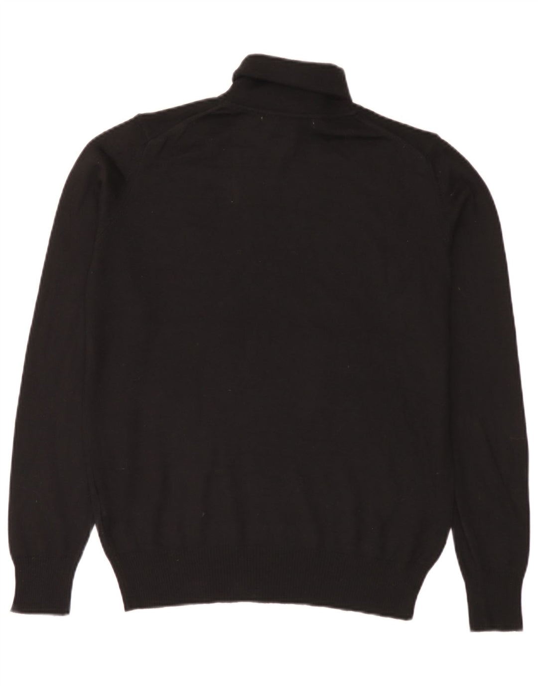 Zara Suéter masculino com gola redonda e acrílico preto médio