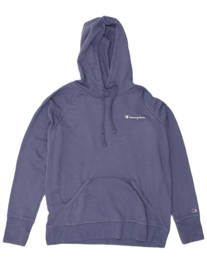 Jumper masculino com capuz Champion grande algodão azul