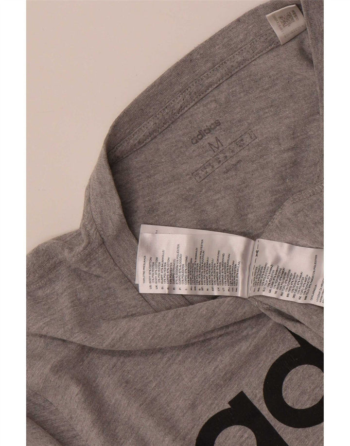 Camiseta Adidas Masculina Graphic Top Cinza Médio Algodão
