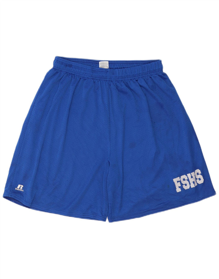 Shorts esportivos gráficos masculinos RUSSELL ATLÉTICO XL azul