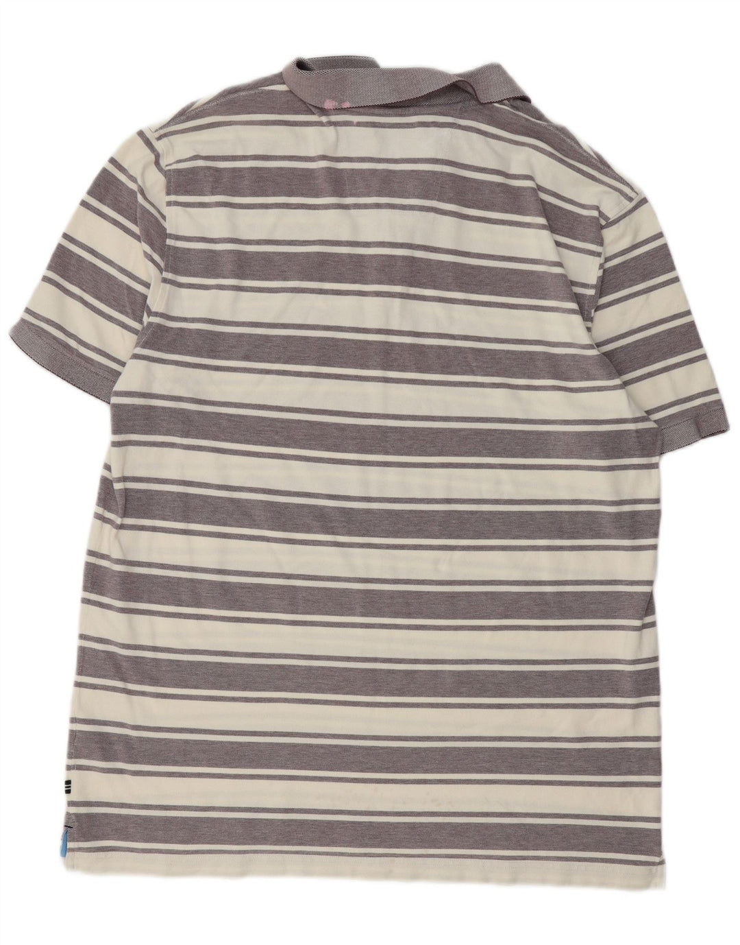 Camisa polo masculina NAUTICA 2XL algodão listrado cinza