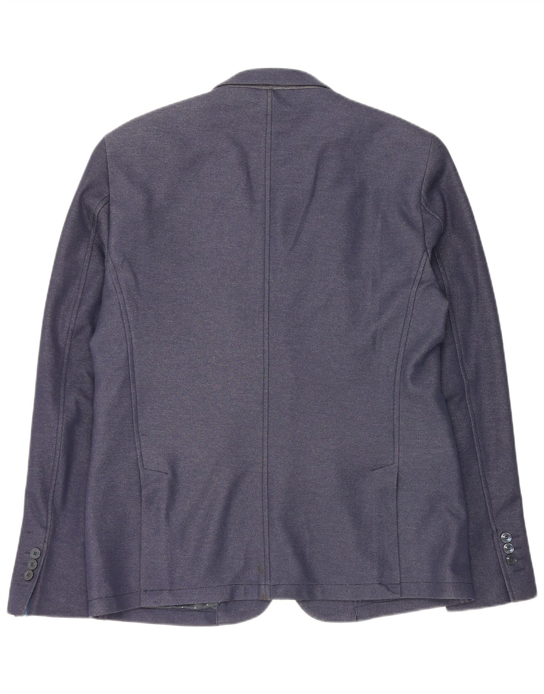 Jaqueta blazer masculina Zara com 2 botões EU 56 XL azul marinho