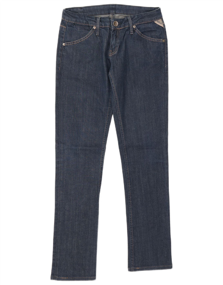 Replay Jeans Slim Feminino W29 L30 Azul Marinho Algodão
