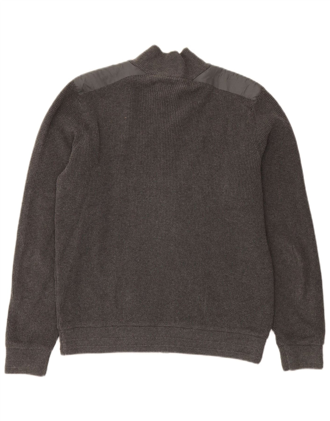 Suéter cardigã masculino Marks & Spencer Blue Harbor Regular Fit cinza médio