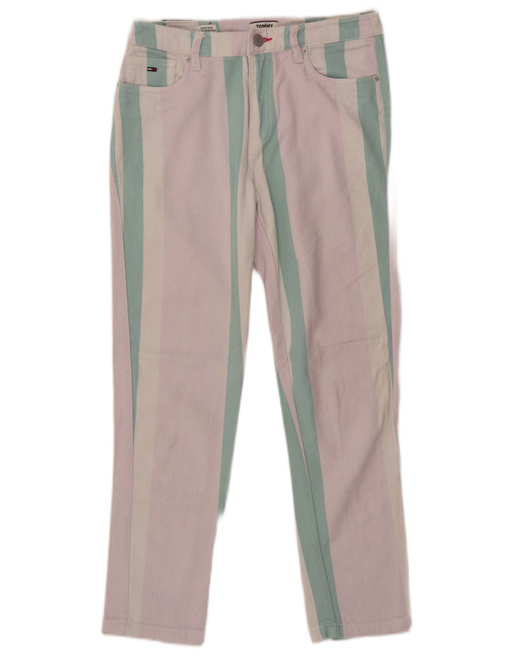 Jeans cropped feminino TOMMY HILFIGER Izzy de cintura alta W26 L26 multicolorido