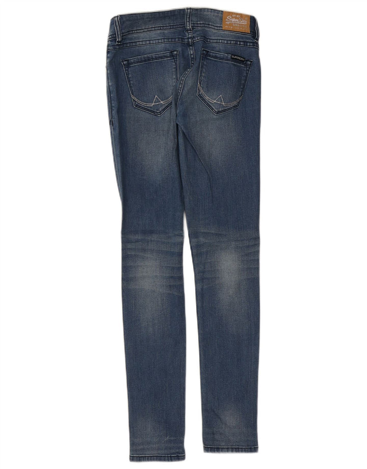 Jeans super skinny feminino SUPERDRY W26 L30 algodão azul