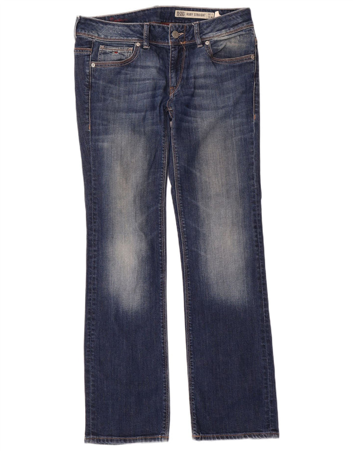 Jeans Tommy Hilfiger feminino Ruby Straight W31 L32 azul algodão
