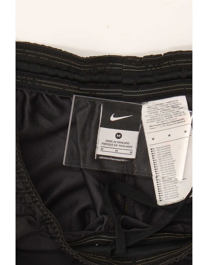 Shorts esportivos gráficos masculinos Nike médio preto poliéster