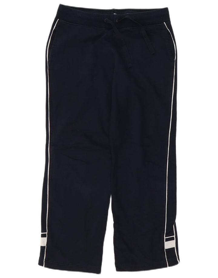 Calça de treino feminina MARKS & SPENCER UK 10 pequena azul marinho