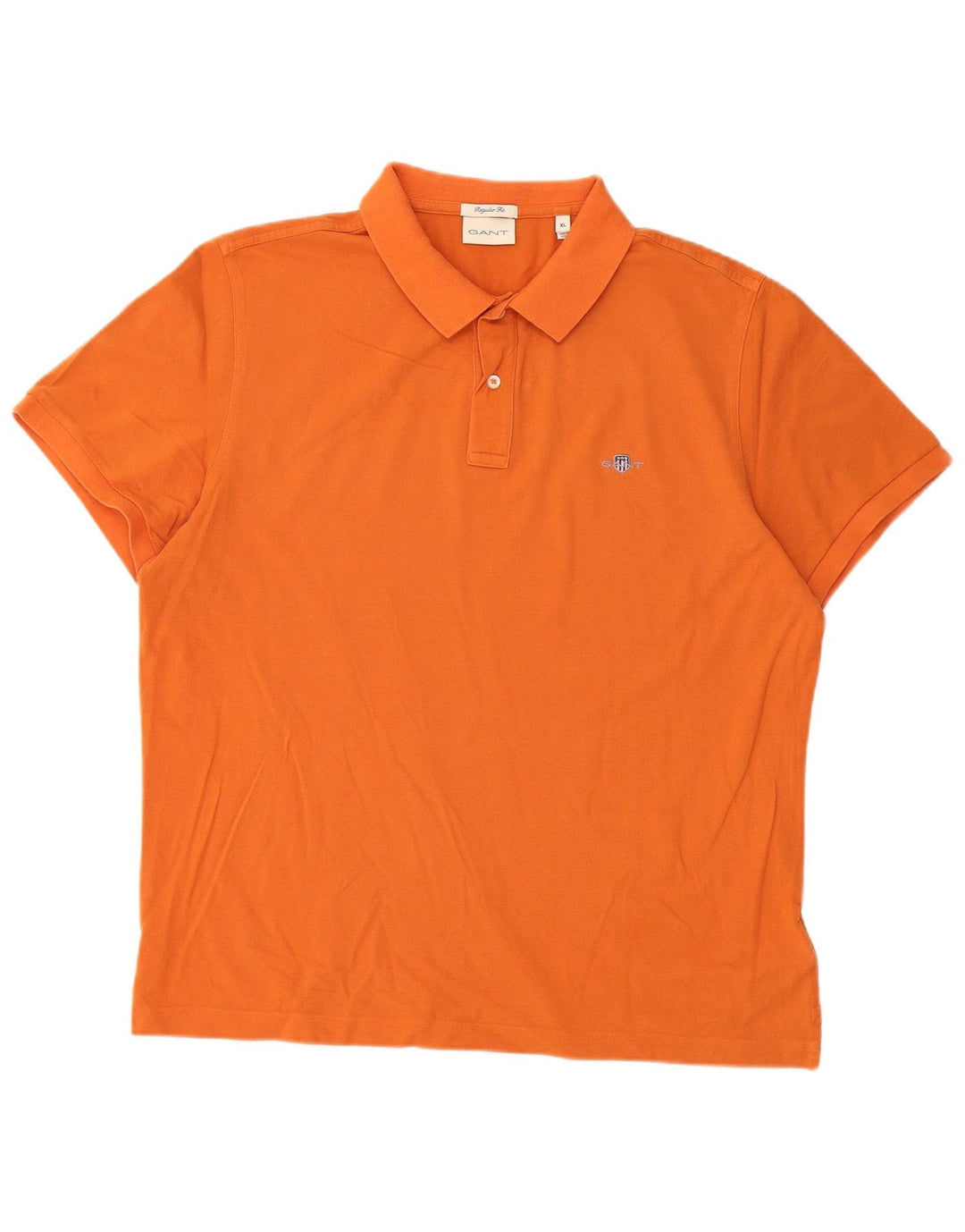 Camisa polo masculina GANT Regular Fit XL algodão laranja