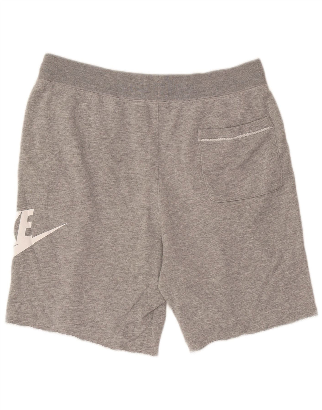 Shorts esportivos gráficos masculinos Nike grandes algodão manchado cinza