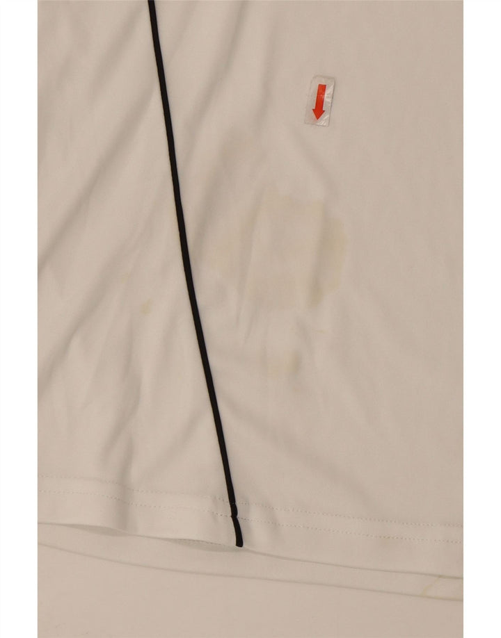 Camiseta Adidas Masculina Climalite Top Pequeno Poliéster Branco
