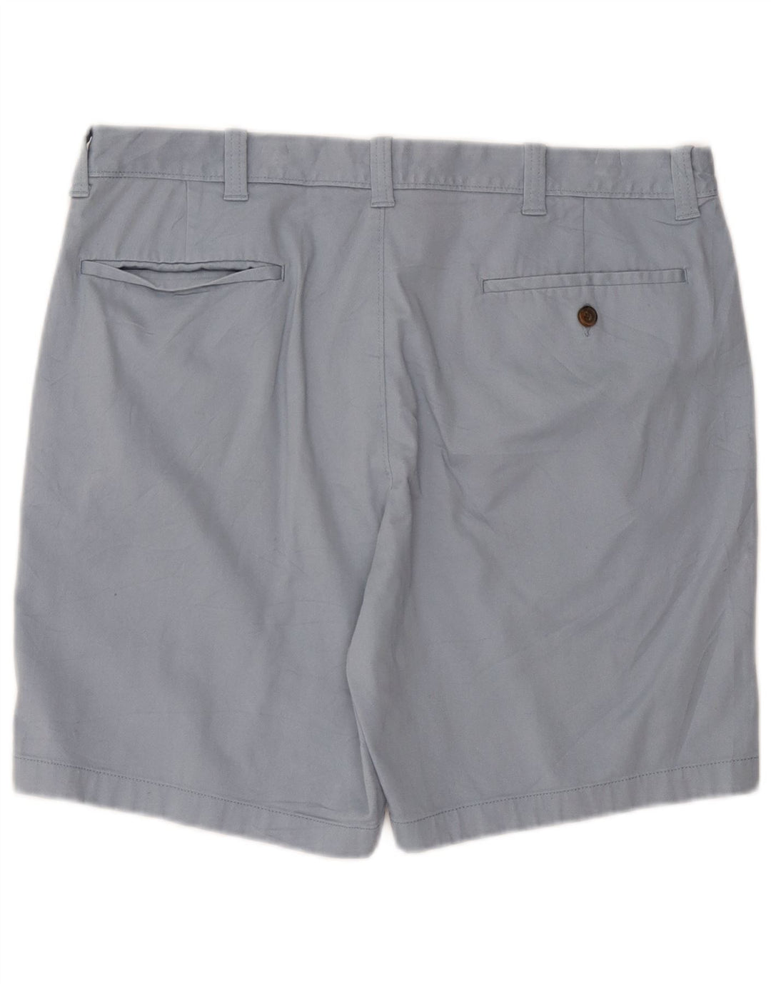 J. CREW Mens Chino Shorts W36 Grande Algodão Azul