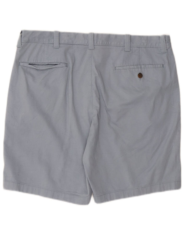 J. CREW Mens Chino Shorts W36 Grande Algodão Azul