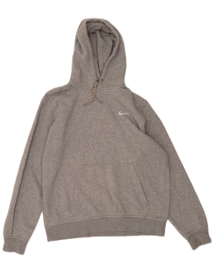 NIKE Mens Hoodie Jumper Grande Cinza