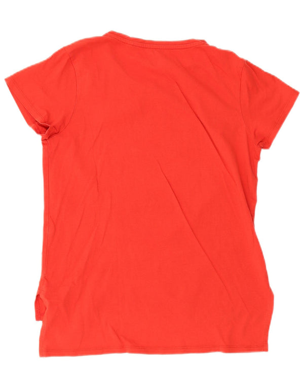 Camiseta feminina Guess com estampa gráfica UK 12 médio vermelho