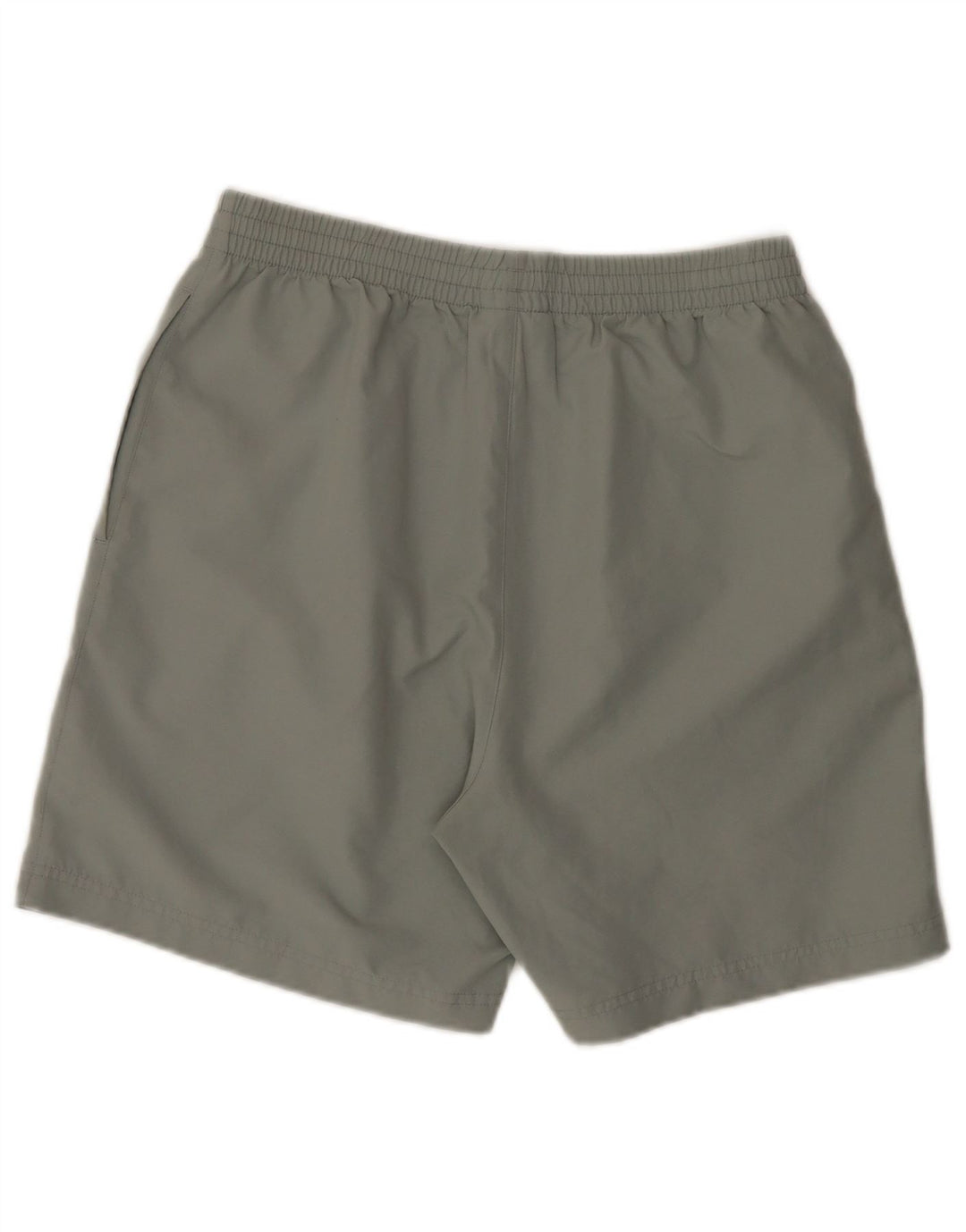 Shorts esportivos masculinos REEBOK poliéster cinza médio