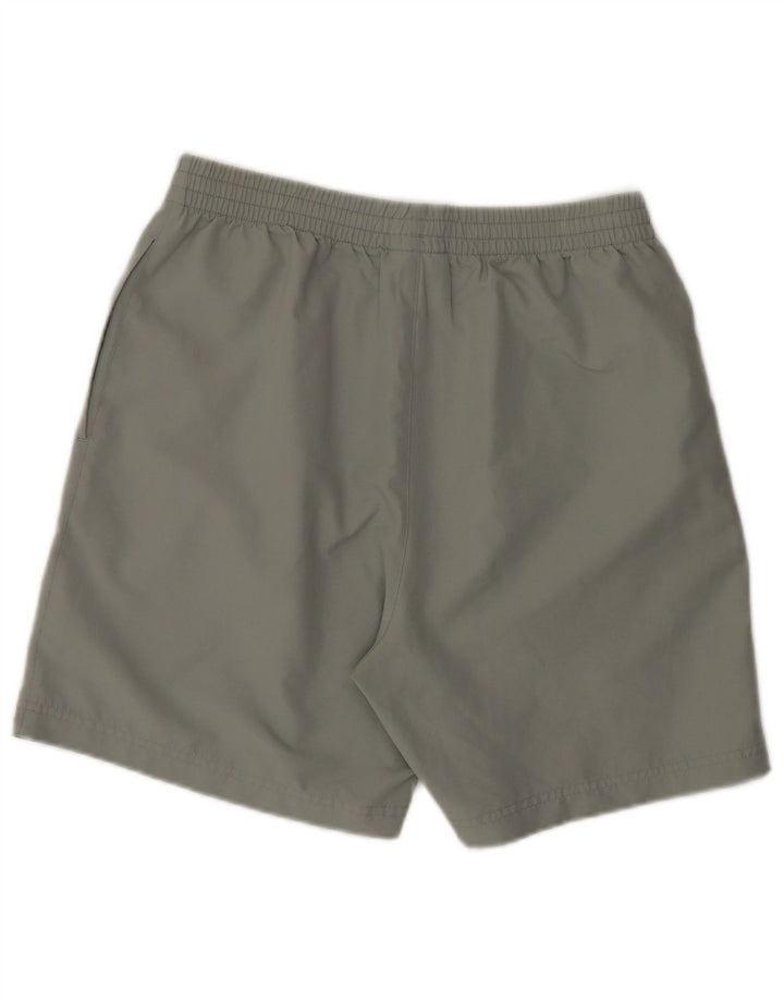 Shorts esportivos masculinos REEBOK poliéster cinza médio