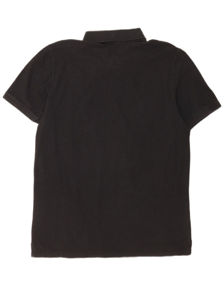 Camisa polo masculina Mustang grande algodão preto